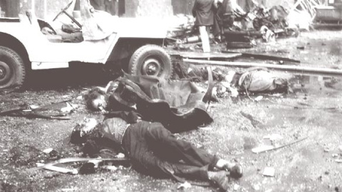 Bombardeo de Plaza de Mayo, Buenos Aires, 16 de junio de 1955. Bombardeo de Plaza de Mayo, Buenos Aires, 16 de junio de 1955.