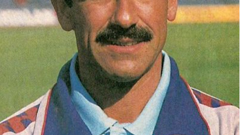 Ángel Vilda durante su etapa como preparador físico del Barcelona.- blaugranas.com