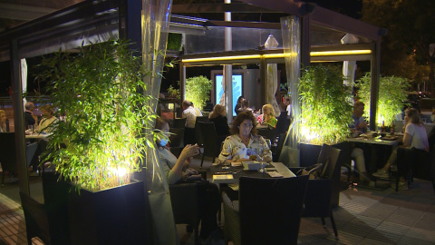 Terrazas de Madrid tras decretarse el estado de alarma Terrazas de Madrid tras decretarse el estado de alarma