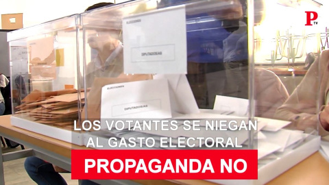 No a la propaganda: los votantes se niegan al gasto electoral No a la propaganda: los votantes se niegan al gasto electoral
