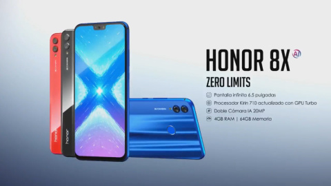 Honor presenta el 'Honor 8X' y y la pulsera 'Honor Band 4' Honor presenta el 'Honor 8X' y y la pulsera 'Honor Band 4'
