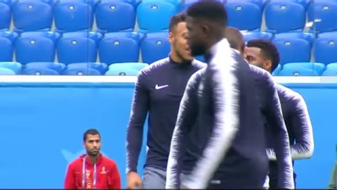 Francia, sin Mbappé en el último entrenamiento antes de la semifinal ante Bélgica Francia, sin Mbappé en el último entrenamiento antes de la semifinal ante Bélgica