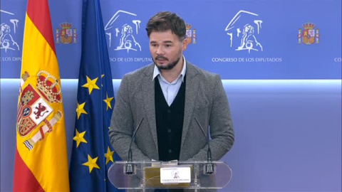 Rufián: "La moción va a ser como el estreno de Torrente 6" Rufián: "La moción va a ser como el estreno de Torrente 6"