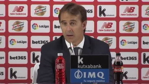 Lopetegui: "Nos ha faltado meter un gol más que el rival" Lopetegui: "Nos ha faltado meter un gol más que el rival"