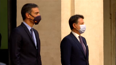 Sánchez se reúne con Giuseppe Conte en el Palazzo Chigi Sánchez se reúne con Giuseppe Conte en el Palazzo Chigi