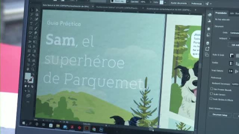 Sam, un perro convertido en superhéroe junto a su dueño en un parque de Chile por recoger basura Sam, un perro convertido en superhéroe junto a su dueño en un parque de Chile por recoger basura