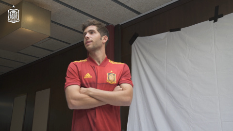 Los internacionales posaron la camiseta de la Selección al comienzo de la concentración Los internacionales posaron la camiseta de la Selección al comienzo de la concentración