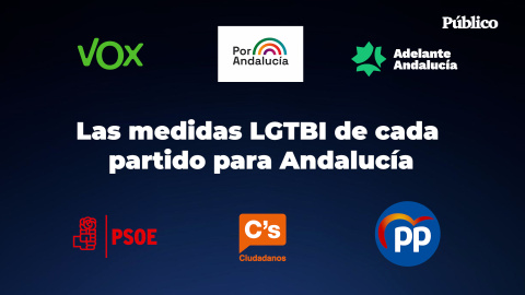 Las medidas LGTBI+ de cada partido para Andalucía Las medidas LGTBI+ de cada partido para Andalucía