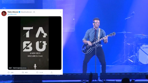 Pablo Alborán revoluciona las redes con 'Tabú' Pablo Alborán revoluciona las redes con 'Tabú'