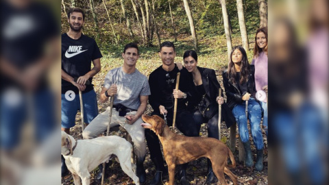 El fin de semana rural de Georgina y Cristiano Ronaldo El fin de semana rural de Georgina y Cristiano Ronaldo