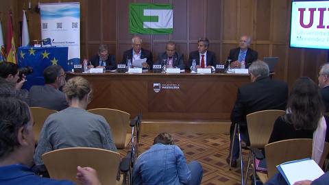 Josep Borrell en la UIMP en Santander Josep Borrell en la UIMP en Santander