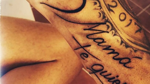 Kiko Rivera rinde homenaje a su madre con un tatuaje Kiko Rivera rinde homenaje a su madre con un tatuaje