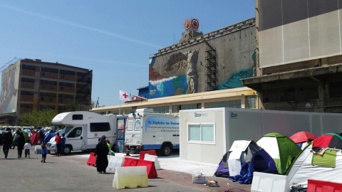 Puerto de El Pireo, en Atenas, donde se concentra el mayor número de refugiados de Siria, Afganistán, Irán, Iraq y Eritrea, entre otras nacionalidades. /P.C. Puerto de El Pireo, en Atenas, donde se concentra el mayor número de refugiados de Siria, Afganistán, Irán, Iraq y Eritrea, entre otras nacionalidades. /P.C.