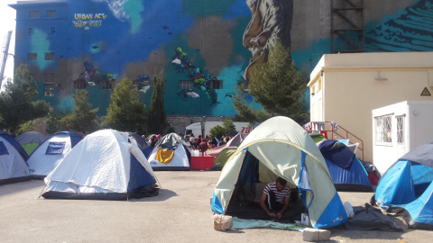 Puerto de El Pireo, en Atenas, donde se concentra el mayor número de refugiados de Siria, Afganistán, Irán, Iraq y Eritrea, entre otras nacionalidades. /P.C. Puerto de El Pireo, en Atenas, donde se concentra el mayor número de refugiados de Siria, Afganistán, Irán, Iraq y Eritrea, entre otras nacionalidades. /P.C.