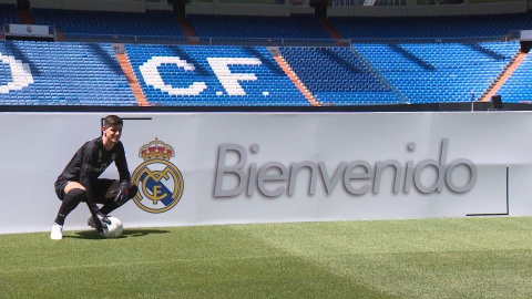 Thibaut Courtais ya viste la camiseta del Real Madrid Thibaut Courtais ya viste la camiseta del Real Madrid