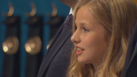 La Princesa de Asturias brilla en su debut en los Premios La Princesa de Asturias brilla en su debut en los Premios