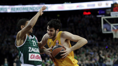 Abrines, durante un momento del partido ante el Zalgiris. EFE/Valda Kalnina Abrines, durante un momento del partido ante el Zalgiris. EFE/Valda Kalnina