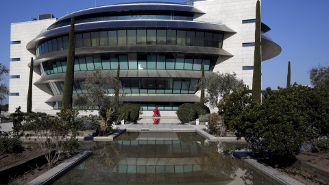 Uno de los edificios de la sede corporativa del Banco Santander, en la localidad madrileña de Boadilla del Monte. REUTERS/Juan Medina Uno de los edificios de la sede corporativa del Banco Santander, en la localidad madrileña de Boadilla del Monte. REUTERS/Juan Medina