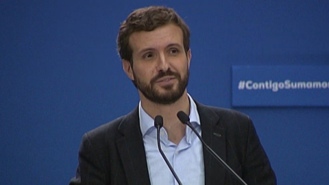 Casado dice que Sánchez "se ha quitado la careta en Halloween" Casado dice que Sánchez "se ha quitado la careta en Halloween"