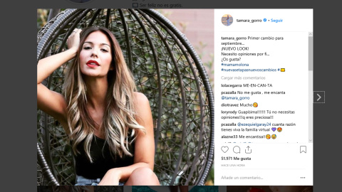 Tamara Gorro comienza septiembre con un cambio de look Tamara Gorro comienza septiembre con un cambio de look