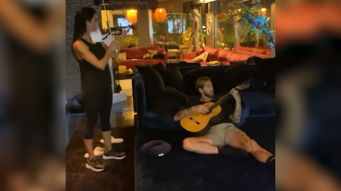 Pilar Rubio y Sergio Ramos, unidos por la música Pilar Rubio y Sergio Ramos, unidos por la música