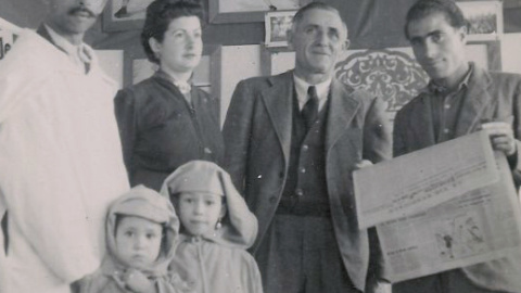 Paquita, en la Federación Sindical General de Trabajadores. / ARCHIVO PERSONAL DE PAQUITA GORROÑO