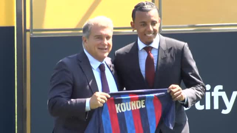 Koundé, presentado: "Cuando sentí que era posible, para mí era claro elegir al Barça" Koundé, presentado: "Cuando sentí que era posible, para mí era claro elegir al Barça"