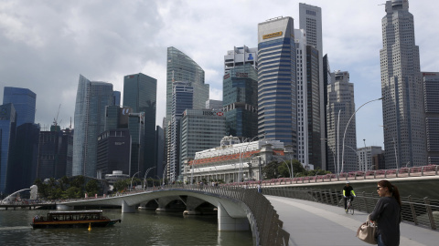 Vista del distrito financiero de Singapur. REUTERS/Edgar Su Vista del distrito financiero de Singapur. REUTERS/Edgar Su