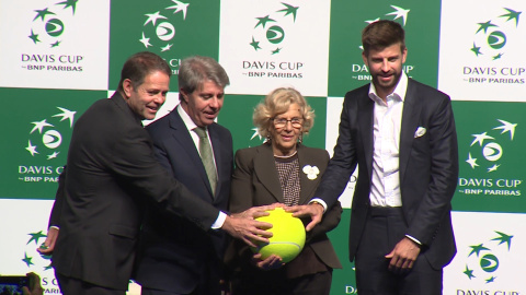 Madrid celebra "el sueño de Piqué" de la nueva Davis Madrid celebra "el sueño de Piqué" de la nueva Davis