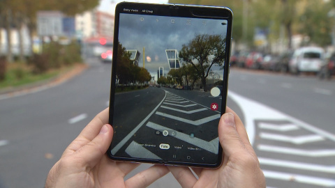 Así es 'Galaxy Fold', el primer smartphone de pantalla plegable Así es 'Galaxy Fold', el primer smartphone de pantalla plegable
