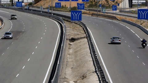Vista de la autopista Ocaña-La Roda, de Cintra, filial de Ferrovial. E.P.
