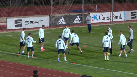 La selección entrena para enfrentarse a Malta y Rumanía La selección entrena para enfrentarse a Malta y Rumanía