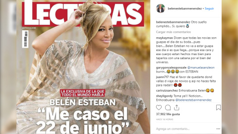Belén Esteban confirma su boda con Miguel Marcos Belén Esteban confirma su boda con Miguel Marcos