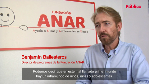 Benjamín Ballesteros, de Fundación ANAR: “Tenemos que proteger a los menores” Benjamín Ballesteros, de Fundación ANAR: “Tenemos que proteger a los menores”