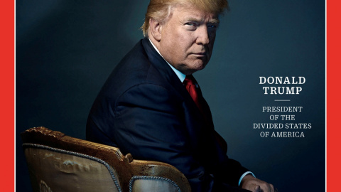 Portada de la revista 'Time', que otorga a Donald Trump el título de "Personaje del año".
