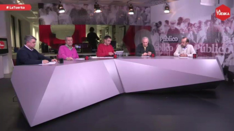 Imagen del plató durante la grabación del programa En Clave Tuerka. /LATUERKA Imagen del plató durante la grabación del programa En Clave Tuerka. /LATUERKA