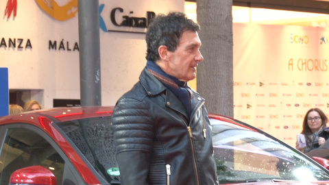 Antonio Banderas hace un estreno a lo grande en Málaga Antonio Banderas hace un estreno a lo grande en Málaga