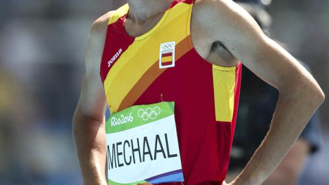 Mechaal, durante una carrera. EFE/Archivo/Marcelo Sayao Mechaal, durante una carrera. EFE/Archivo/Marcelo Sayao