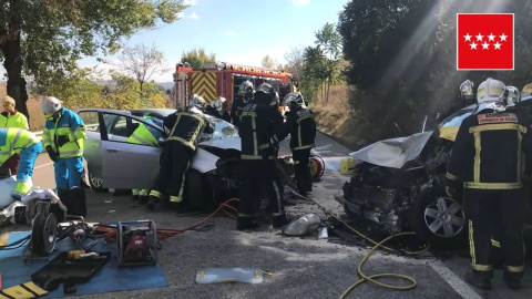 Choque frontal deja dos heridos en Ciempozuelos Choque frontal deja dos heridos en Ciempozuelos