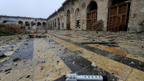 La mezquita Umayyad destrozada por la guerra en Alepo, Siria. / REUTERS