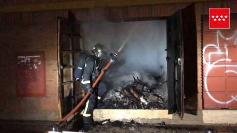 Un incendio en un antiguo cine en Torrejón de Ardoz Un incendio en un antiguo cine en Torrejón de Ardoz