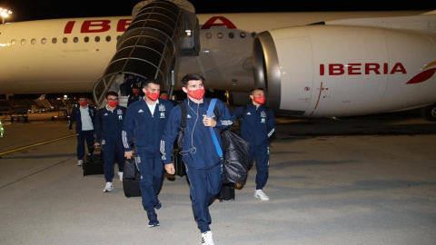 Llegada a Suiza de la Selección española de fútbol Llegada a Suiza de la Selección española de fútbol