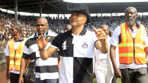 Moise Katumbi, presidente del TP Mazembe y alternativa política al presidente Kabila