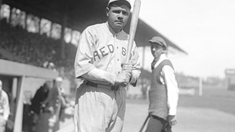 'Babe' Ruth 'El Bambino' en 1919, defendiendo los colores de los Red Sox. /CORDON PRESS
