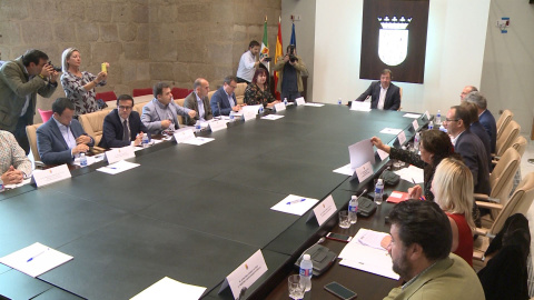 Reunión del Pacto por el Ferrocarril en Extremadura Reunión del Pacto por el Ferrocarril en Extremadura