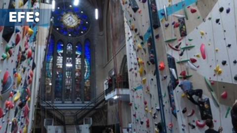 De iglesia a rocódromo: una parroquia belga se transforma en un templo para escaladores De iglesia a rocódromo: una parroquia belga se transforma en un templo para escaladores
