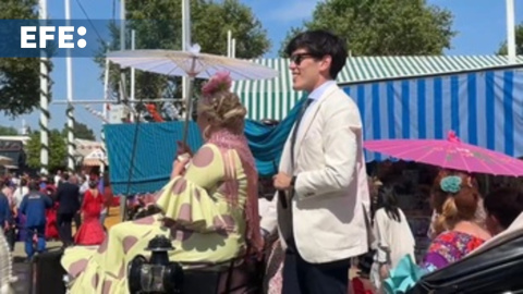 Arranque caluroso de la feria de Abril Arranque caluroso de la feria de Abril