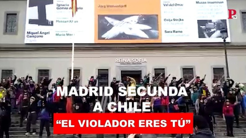 Madrid secunda a Chile: "el violador eres tú" Madrid secunda a Chile: "el violador eres tú"