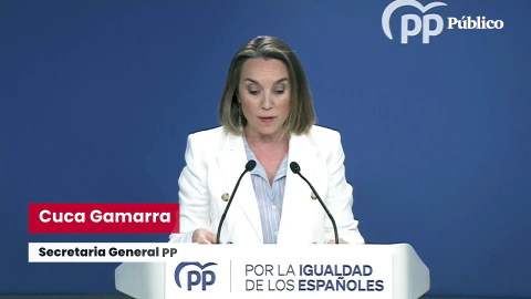 Cuca Gamarra culpa a Pedro Sánchez del ascenso de EH Bildu Cuca Gamarra culpa a Pedro Sánchez del ascenso de EH Bildu