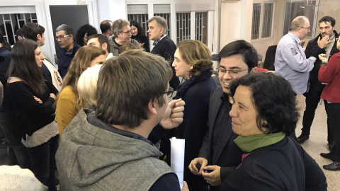 La reunió del grup impulsor dels Comuns. La reunió del grup impulsor dels Comuns.